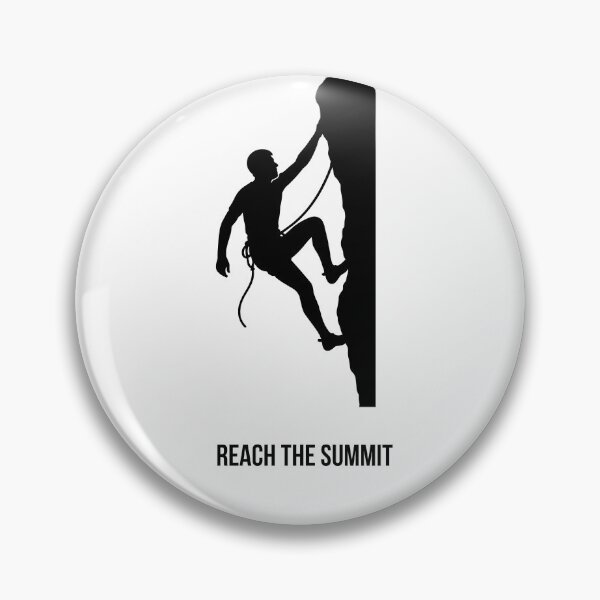 Item preview, Reach The Summit - Mountain Climbing Adventure Design designed and sold by onubi.