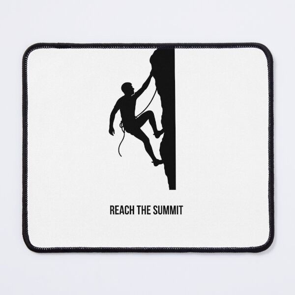Item preview, Reach The Summit - Mountain Climbing Adventure Design designed and sold by onubi.