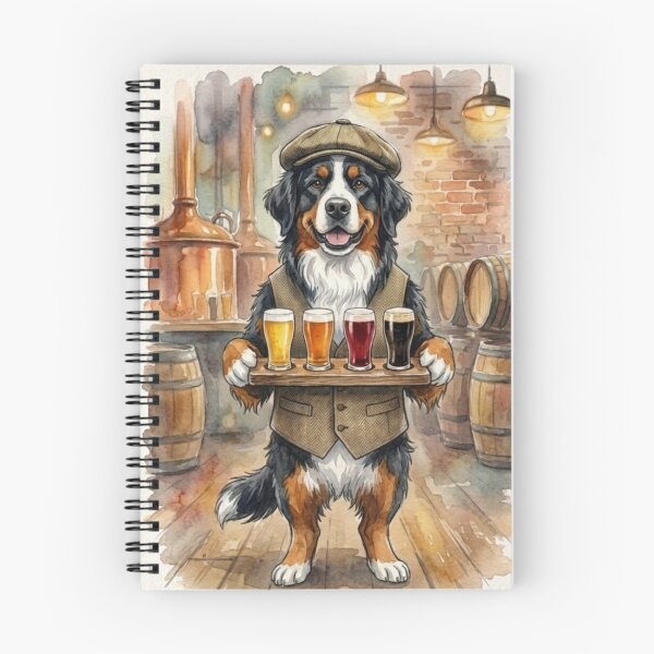 Item preview, Bernese Mountain Dog Beer | Playful Watercolor Berner Art | Home Brewer Gift designed and sold by CulturalCurios.