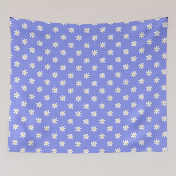 Item preview, Periwinkle Blue Daisy Pattern Phone Case for Mom | Minimalist Floral Journal for Students or Teacher | Cute Daisy Aesthetic Blanket for Girls | Boho Blue Daisy Tote Bag Gift for Nurse designed and sold by VivaFy.