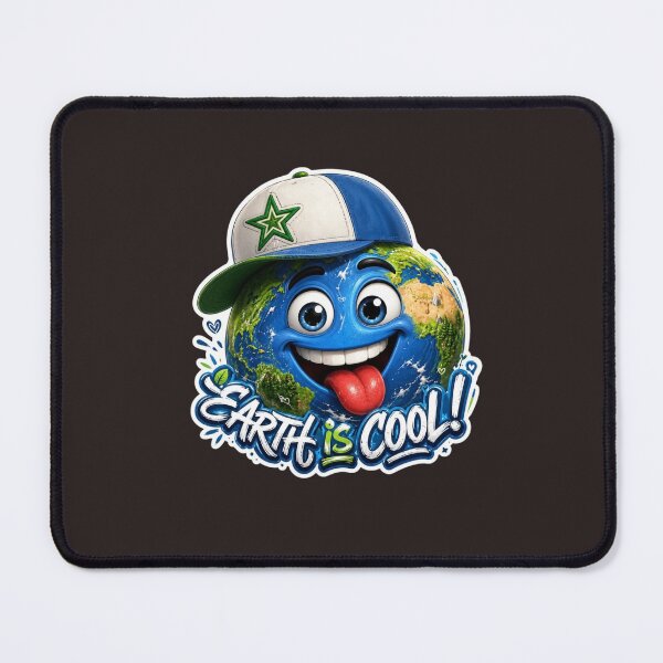 Item preview, Earth Is Cool Funny Planet Character designed and sold by Essi80.