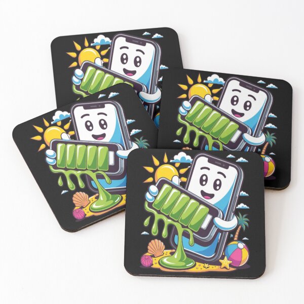 Item preview, Funny Smartphone Melting Battery in Summer Heat designed and sold by DailySparks.