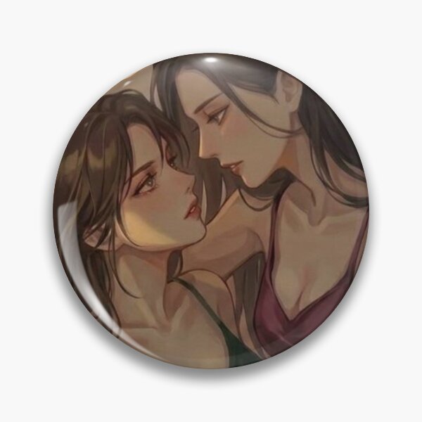 Item preview, Sapphic Love | Soft Anime WLW Couple | Cozy Romance Art designed and sold by IRON SIREN.