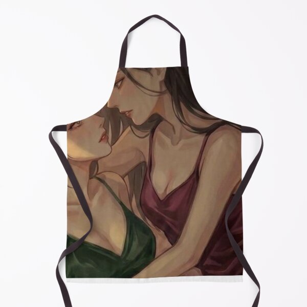 Item preview, Sapphic Love | Soft Anime WLW Couple | Cozy Romance Art designed and sold by IRON SIREN.