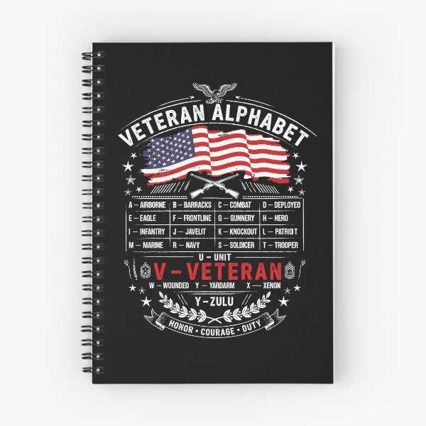 Item preview, Veteran Alphabet Proud Retired Military American Flag Patriotic designed and sold by Redgiant87x.