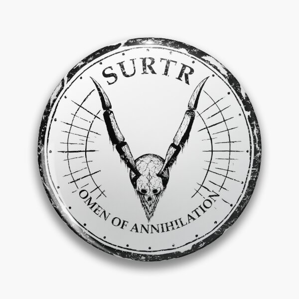 Item preview, Surtr - Omen of Annihilation | Grunge Horned Skull designed and sold by surmind.