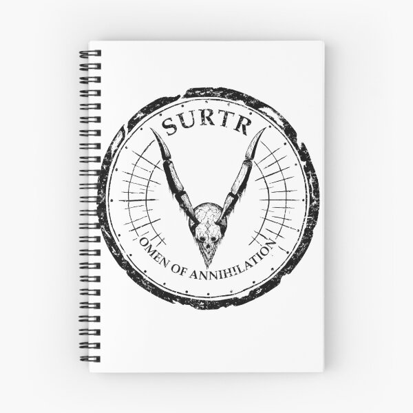Item preview, Surtr - Omen of Annihilation | Grunge Horned Skull designed and sold by surmind.