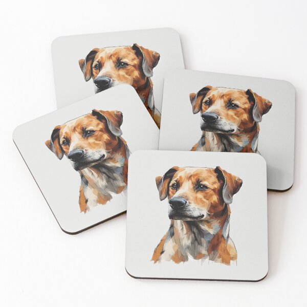 Item preview, Geometric Rhodesian Ridgeback - Modern Animal Art designed and sold by Tklezardesigns.