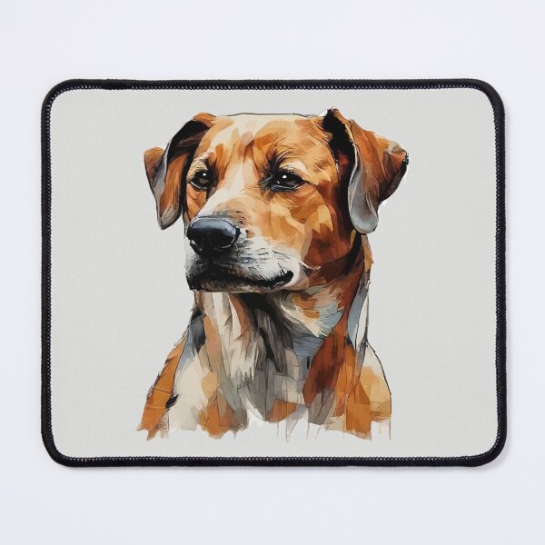 Item preview, Geometric Rhodesian Ridgeback - Modern Animal Art designed and sold by Tklezardesigns.