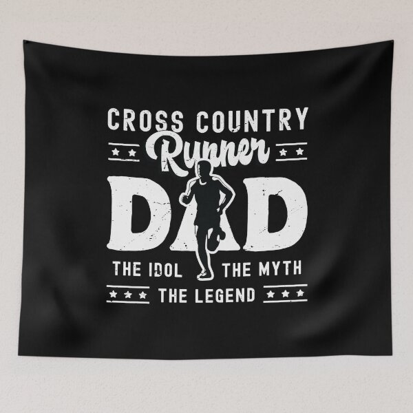 Item preview, Cross Country Runner Dad The Idol The XC Runner designed and sold by tshirtconcepts.