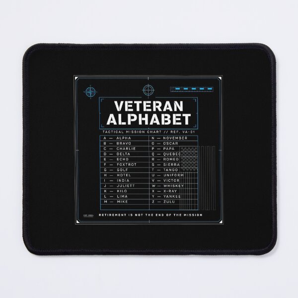 Item preview, Veteran Alphabet Patriotic Veteran Tribute American Flag Military designed and sold by Redgiant87x.