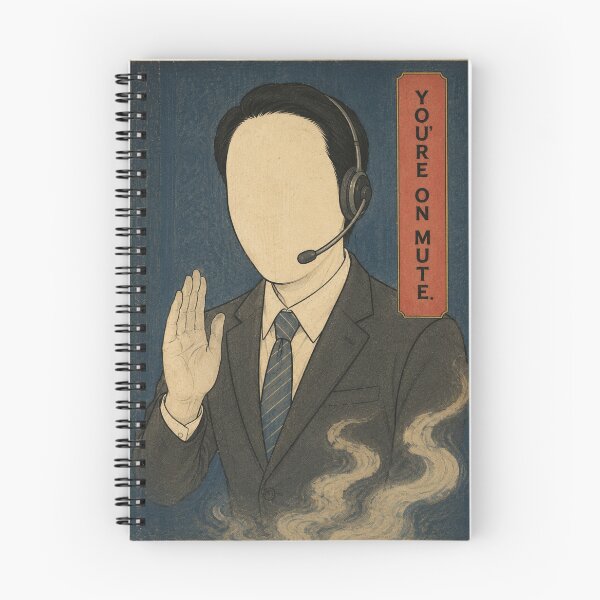 Item preview, You're On Mute Noppera-bo Faceless Ghost Office Humor designed and sold by Planthem.