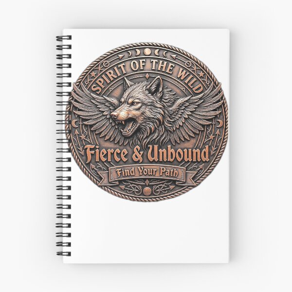 Item preview, Fierce and Unbound Winged Wolf Vintage Emblem designed and sold by Munib320.