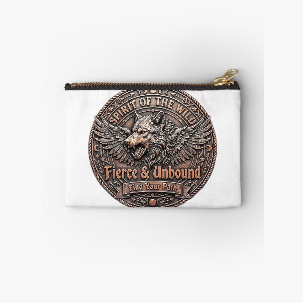 Item preview, Fierce and Unbound Winged Wolf Vintage Emblem designed and sold by Munib320.