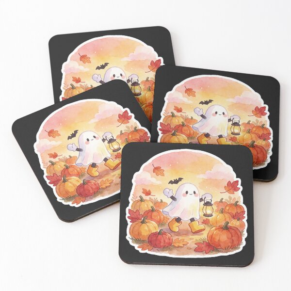 Item preview, Pumpkin Patch Ghost | Cozy Autumn Halloween designed and sold by AillustriaAK.