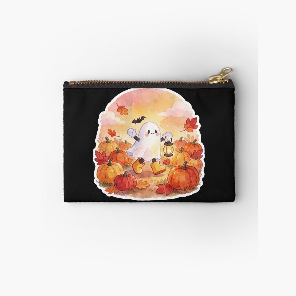 Item preview, Pumpkin Patch Ghost | Cozy Autumn Halloween designed and sold by AillustriaAK.