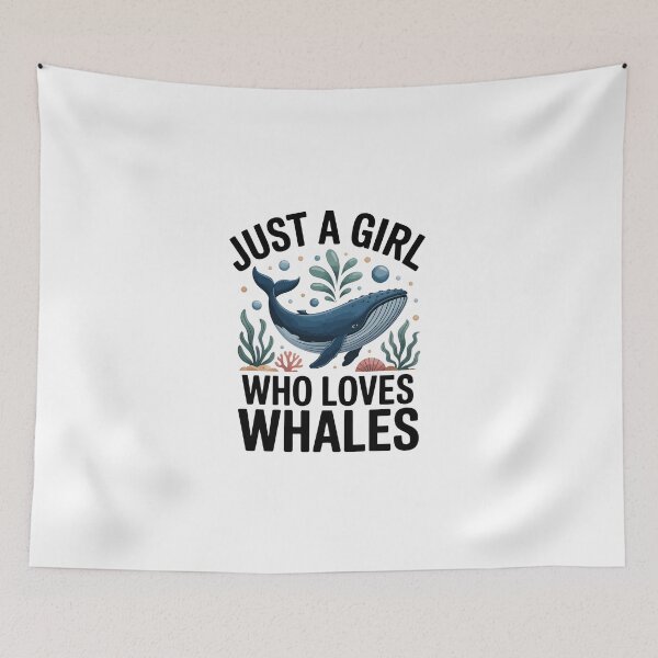 Item preview, Just a girl who loves whales designed and sold by jkrphoto.