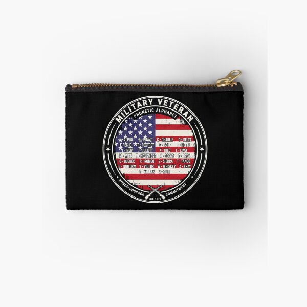 Item preview, Veteran Alphabet American Flag Patriotic Design for Military Veterans designed and sold by Redgiant87x.