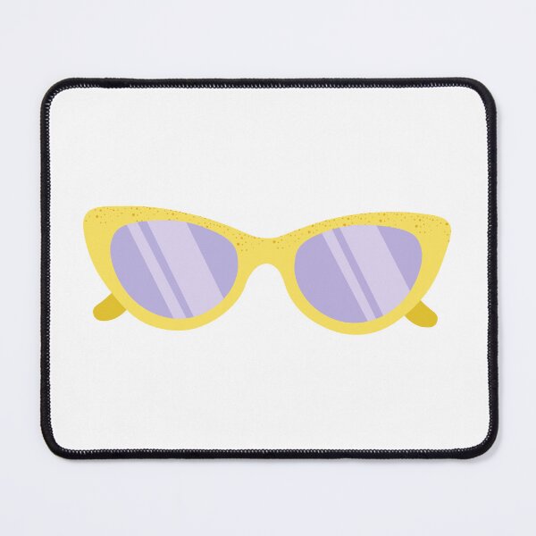 Item preview, Retro Yellow Cat Eye Sunglasses Illustration designed and sold by BetweenForms.