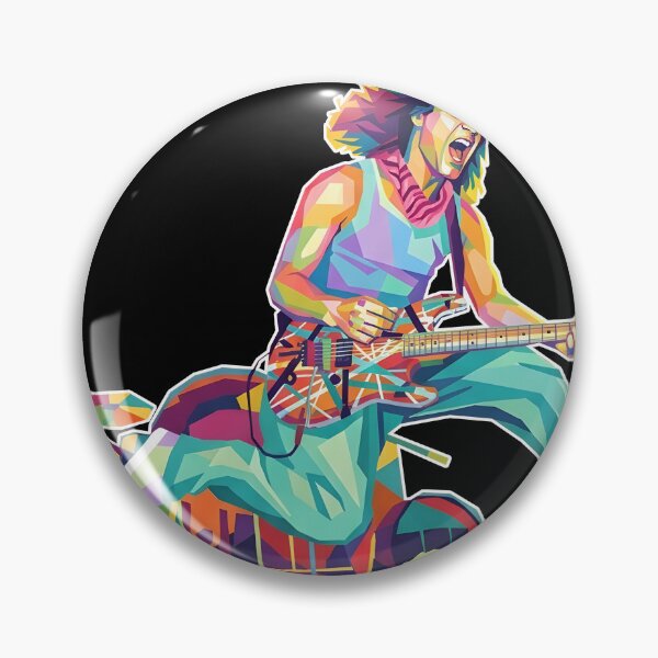 Item preview, Eddie Van Halen Pop Art designed and sold by fiverofthebox.