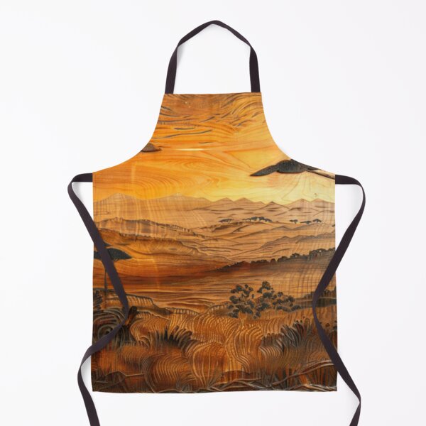 Item preview, African Savanna Wall Art | Wood Relief Landscape 2D Print designed and sold by GSizzle1.