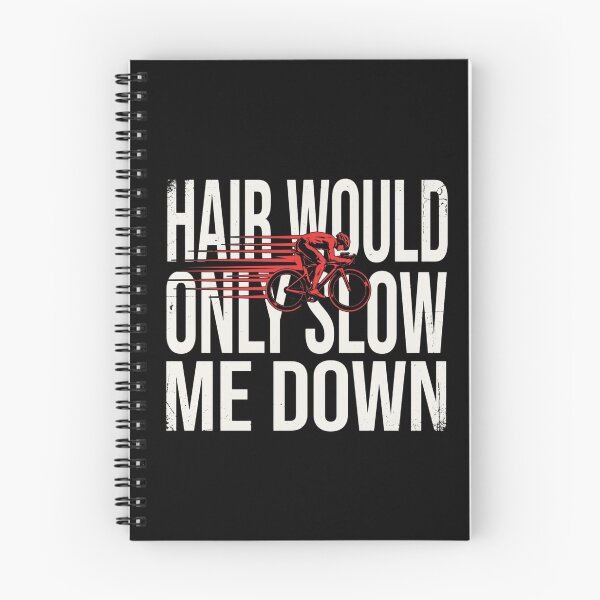 Item preview, Funny Hair Would Only Slow Me Down Bald Cyclist Humor designed and sold by ZACK ART.