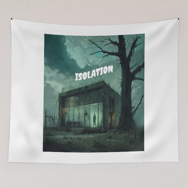 Item preview, Isolation - Funny Abandoned Luxury Villa Art designed and sold by Modern Nest Art.