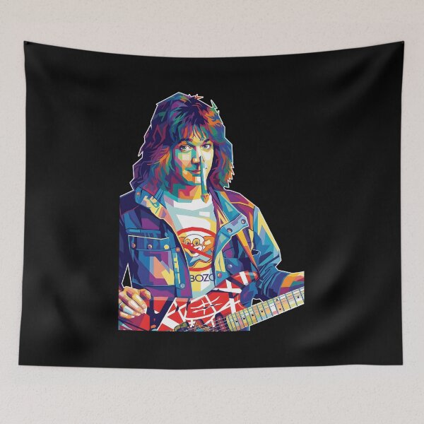Item preview, Eddie Van Halen Pop Art designed and sold by fiverofthebox.