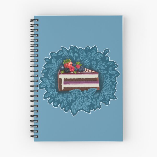 Item preview, Berry cake illustration designed and sold by and-creative2.