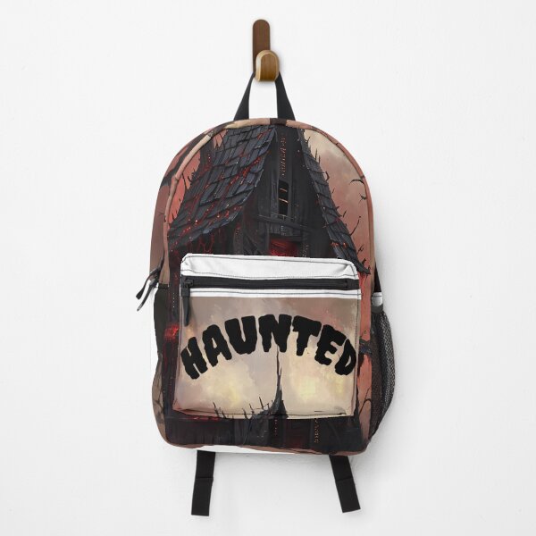 Item preview, Haunted - Spooky Haunted House Horror Art designed and sold by Modern Nest Art.