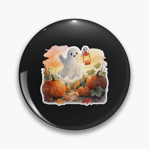 Item preview, Pumpkin Patch Ghost | Cozy Autumn Halloween designed and sold by AillustriaAK.