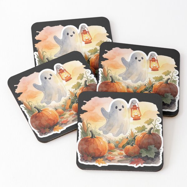 Item preview, Pumpkin Patch Ghost | Cozy Autumn Halloween designed and sold by AillustriaAK.