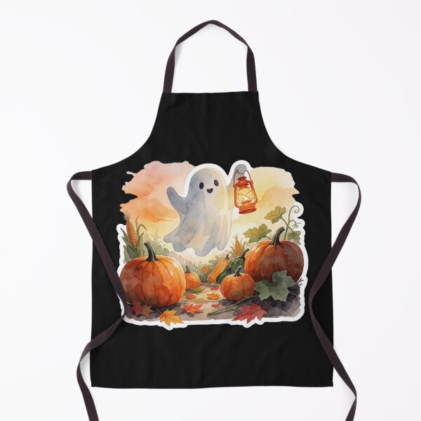 Item preview, Pumpkin Patch Ghost | Cozy Autumn Halloween designed and sold by AillustriaAK.