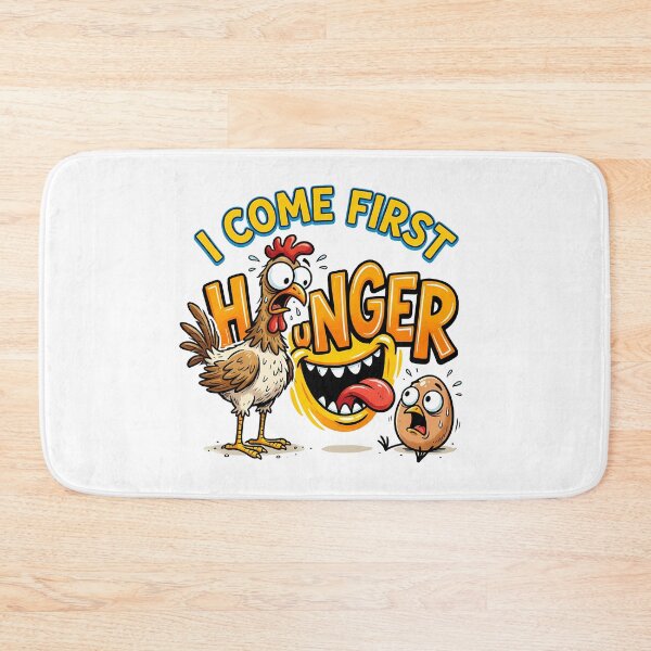 Item preview, Hunger Comes First: The Funny Chicken and Egg Dilemma designed and sold by AbderraimArt.