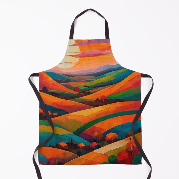 Item preview, Vibrant sunset over rolling hills designed and sold by paulrommer.