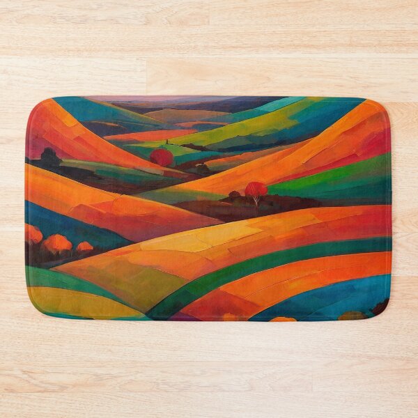 Item preview, Vibrant sunset over rolling hills designed and sold by paulrommer.
