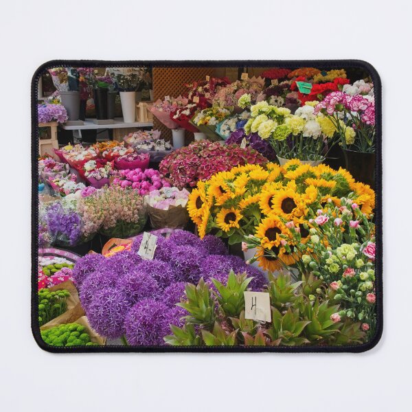 Item preview, Colourful Flower Market Tallinn Old Town Estonia designed and sold by Martyn R Arnold Fine Art Nature & Landscape Photography.