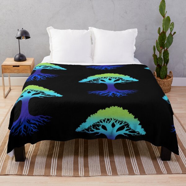 Item preview, Vibrant Tree of Life – Roots & Branches Gradient Design designed and sold by Hues of Zen.