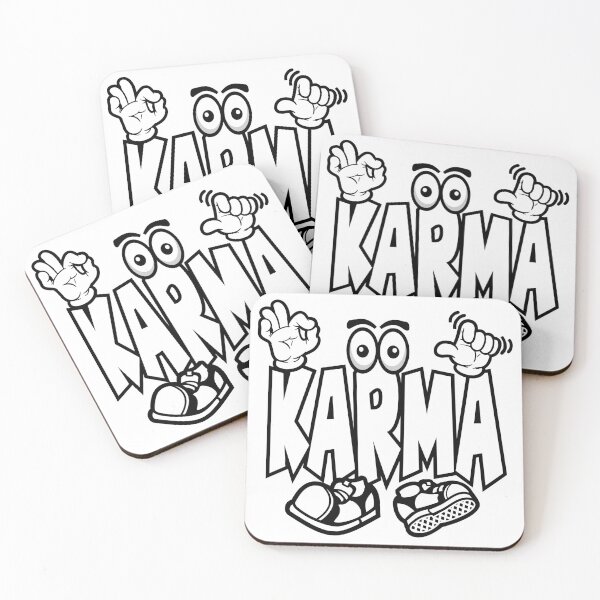 Item preview, Karma - SPIRITUALITY White Character lettering designed and sold by NFTWords.