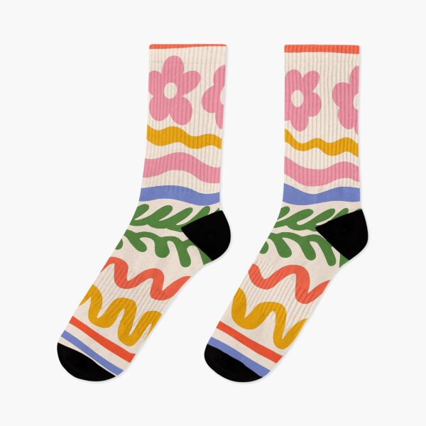 Item preview, Colorful Cottage Folk Pattern designed and sold by soheedesigns.