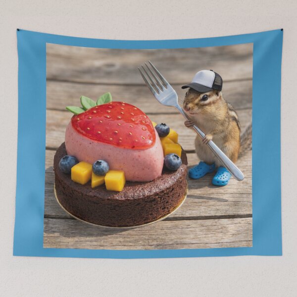 Item preview, Cheerful Chipmunk Digs In designed and sold by Tridentulus.