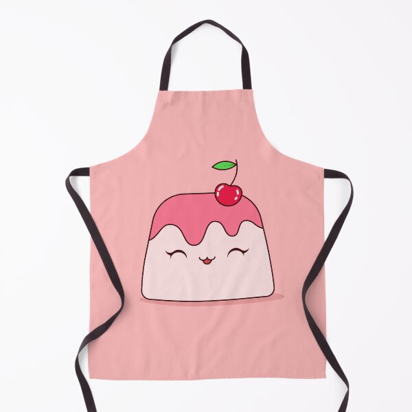 Item preview, Cute Kawaii Cherry Pudding Dessert Character Illustration Design designed and sold by CozyLittleShop.