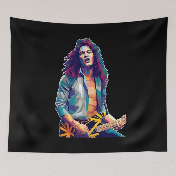 Item preview, Eddie Van Halen Pop Art designed and sold by fiverofthebox.