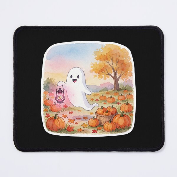 Item preview, Pumpkin Patch Ghost | Cozy Autumn Halloween designed and sold by AillustriaAK.