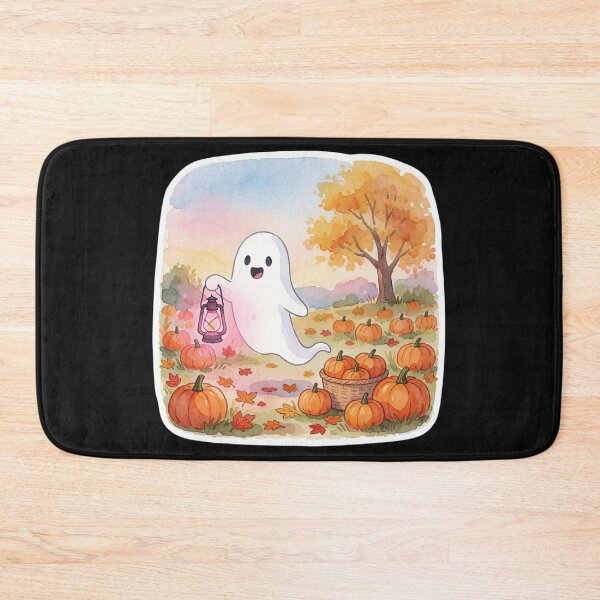 Item preview, Pumpkin Patch Ghost | Cozy Autumn Halloween designed and sold by AillustriaAK.