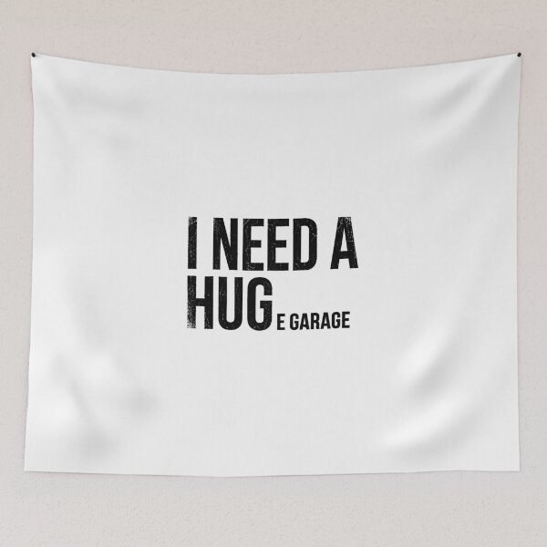 Item preview, I Need A Huge Garage Funny Mechanic Car designed and sold by Doodletext.