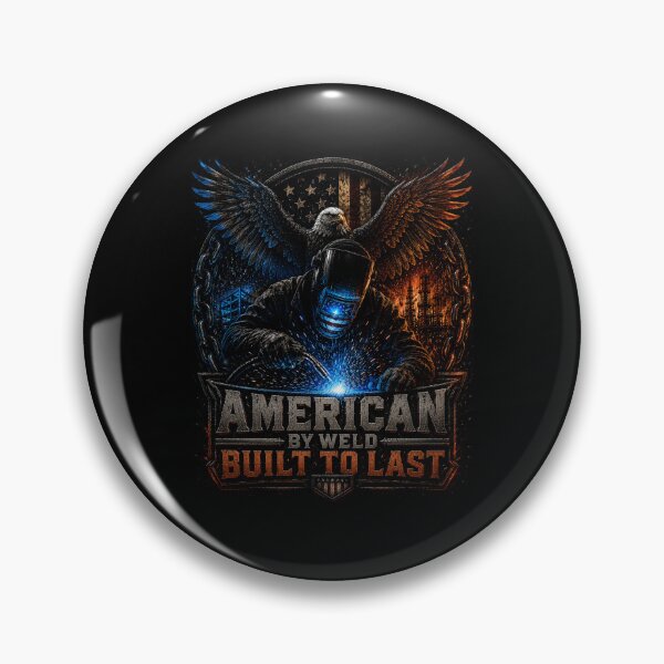 Item preview, American By Weld Built To Last | Patriotic Welder Gift  designed and sold by LabCore.