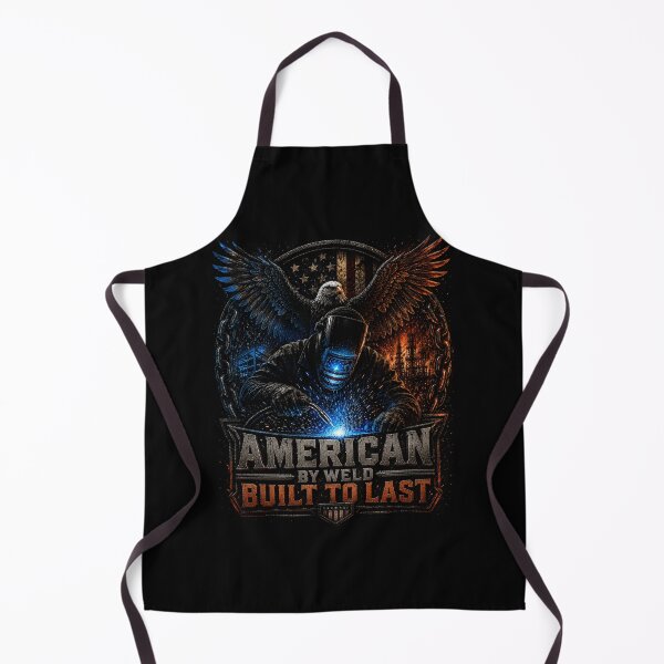 Item preview, American By Weld Built To Last | Patriotic Welder Gift designed and sold by LabCore.