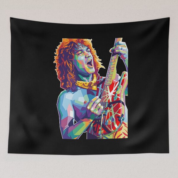 Item preview, Eddie Van Halen Pop Art designed and sold by fiverofthebox.