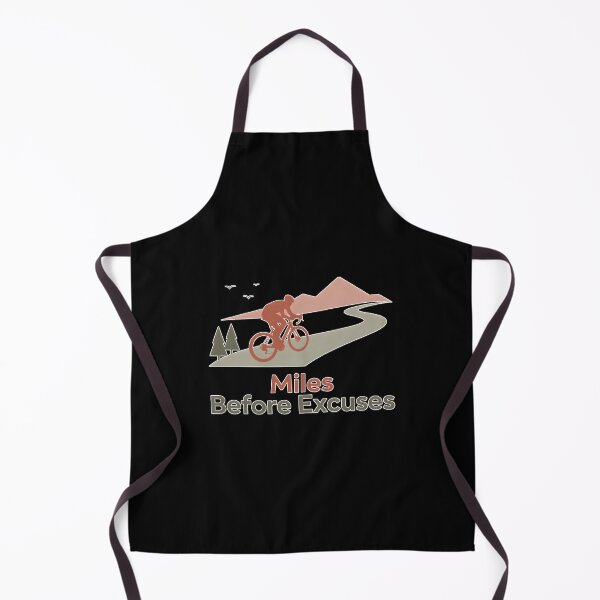Item preview, Miles Before Excuses – Minimal Gravel Bike Cycling Adventure Design designed and sold by ImaginedSpace7.